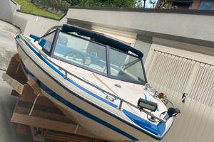 Motoscafo con motore yamaha 25cv