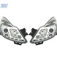 FARI PER OPEL CORSA D 06-10 LUCE DIURNA A LED FOND