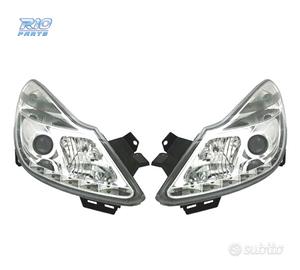 FARI PER OPEL CORSA D 06-10 LUCE DIURNA A LED FOND