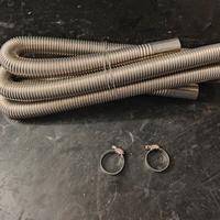 Tubo per gas di scarico in acciaio inox