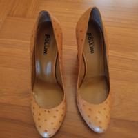 scarpe in pelle di struzzo Studio Pollini