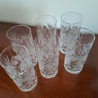 Bicchieri da cocktail vintage in cristallo