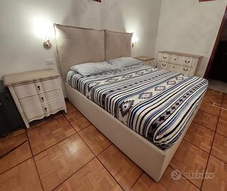 Letto matrimoniale con box