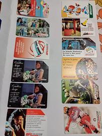 schede telefoniche e portasigaro