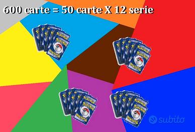 Pokémon GCC: 600 carte, 12 serie diverse