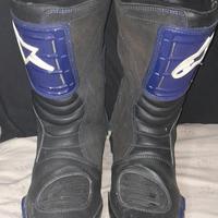 Stivali moto Alpinestars S-MX 4 blu