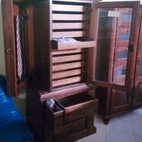 Porta camice e cravatte in legno massello