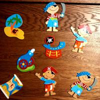 Decorazioni pirati e portafoto bimbi