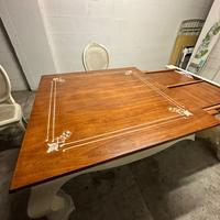 Tavolo Rettangolare 120x120 estendibilecon sedie