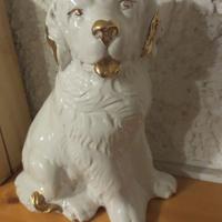 Statua cane ceramica vintage
