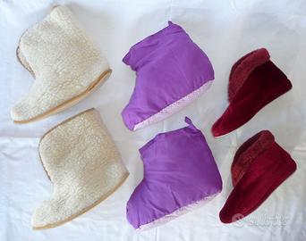 Pantofole scalda piedi 37-41 Babbucce