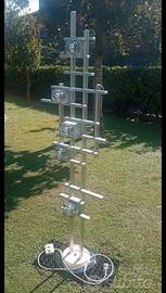 Lampada da terra Gaetano Sciolari cubic anni 70