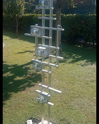 Lampada da terra Gaetano Sciolari cubic anni 70