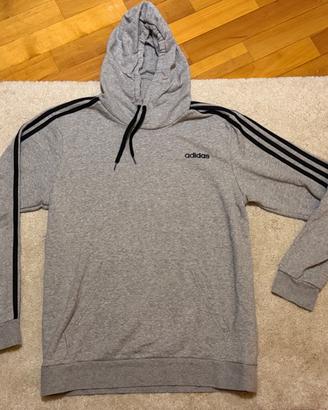 Felpa con cappuccio e tasca adidas