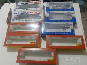 lotto scatole modellismo ferroviario h0 
