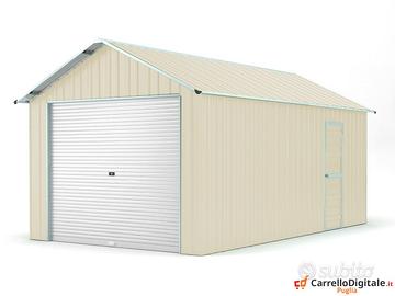 Prefabbricato box cantiere 360x610 avorio