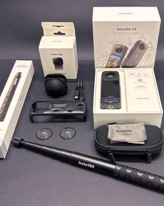 📸 INSTA360 X4 Action Cam 360° –> Perfetta!