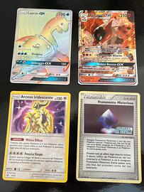 Carte Pokemon rare e GX- Lotto 5