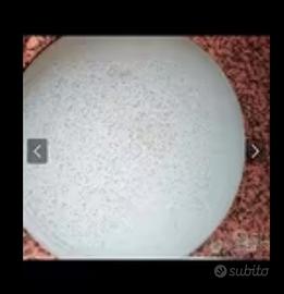 Plafoniera in vetro smerigliato