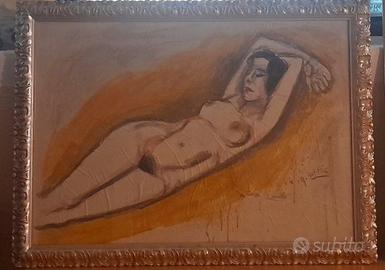 Quadro dipinto Ruffini 'nudo di donna'