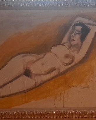 Quadro dipinto Ruffini 'nudo di donna'