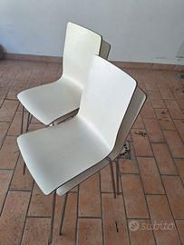 Sedie soggiorno/cucina bianche
