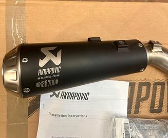 YAMAHA Xsr 700 SCARICO AKRAPOVIC COMPLETO