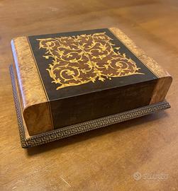 porta sigarette in radica