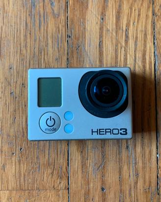 GoPro Hero 3 Silver + accessori perfetta