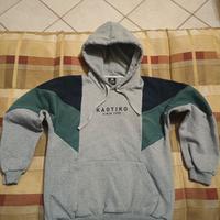 Kaotiko felpa uomo grigia con cappuccio