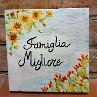 numeri civici e targhe di benvenuto 