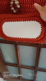 Borsa da mare capiente in fettuccia 