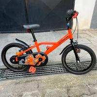 Bici Btwin 16”per bimbi 5-8 anni