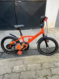 Bici Btwin 16”per bimbi 5-8 anni