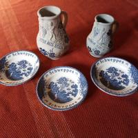 Due brocche Germania e 3 piattini Inghilterra