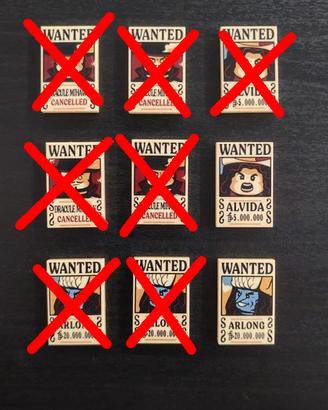 LEGO One Piece -  ULTIMI Tile collezionabili