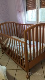 Lettino Pali con cassetto contenitore 