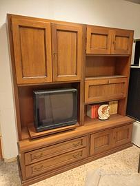 mobile salotto con poggia TV orientabile