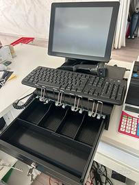 Sistema Cassa POS Completo Touchscreen + Stampante