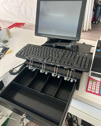 Sistema Cassa POS Completo Touchscreen + Stampante