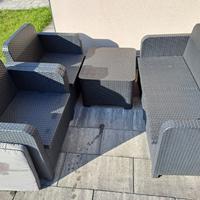 set poltrone da giardino 