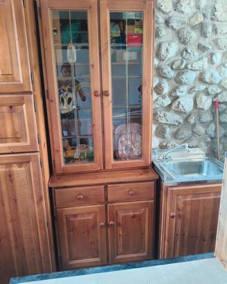 vetrinetta in legno 