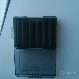 contenitore doppio, per minutaglia pesca, scatola.
