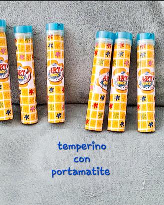 Temperamatite con portamatite 