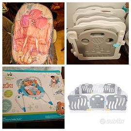 nr. 2 sdraiette neonati + Recinto bambini