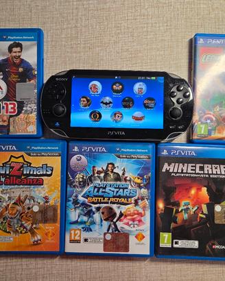 psvita + 64 gb rom + giochi