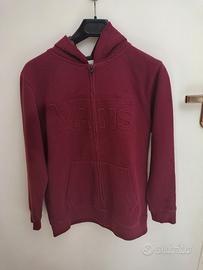 Vans Felpa Borgogna con zip