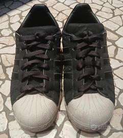 Adidas Superstar nere in pelle n.38 