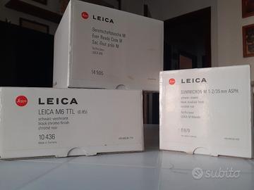 Leica M6 TTL 0.85 nera - Summicron 35/2 Asferico