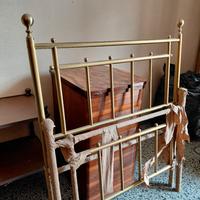 Testiera per letto singolo in ottone